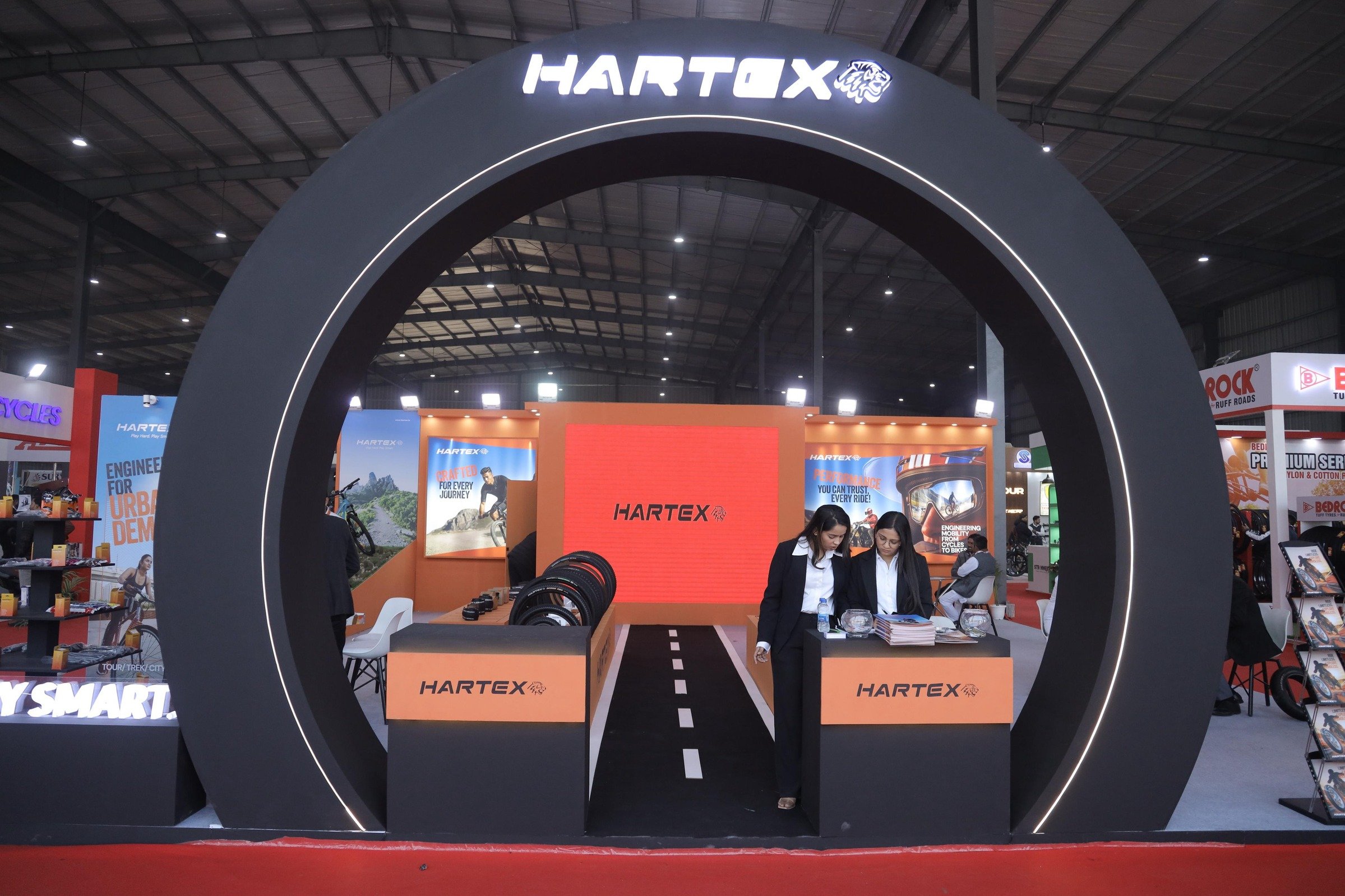 Pharma trade fair booth